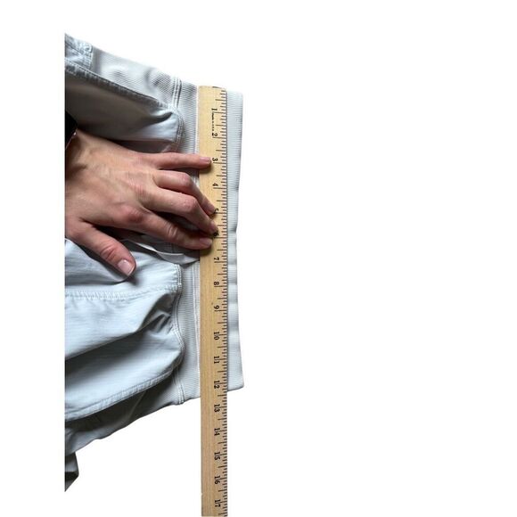 Lululemon Dance Studio Jogger Full Length Mid Rise Sheer Blue Lined Size 2 - Picture 7 of 9